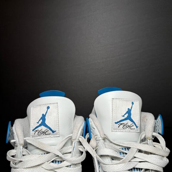 Size 12.5 - Nike Air Jordan 4 Retro Military Blue 2024 Men's Shoes - Picture 5 of 10